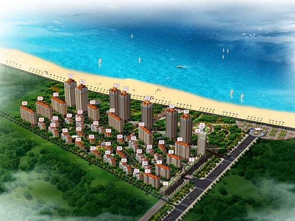 煙招遠(yuǎn)濱海新區(qū)一線海景房