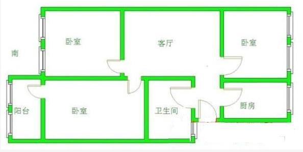 北安居小區(qū)四全精品大三居南北通透抄底價(jià)出售可貸款
